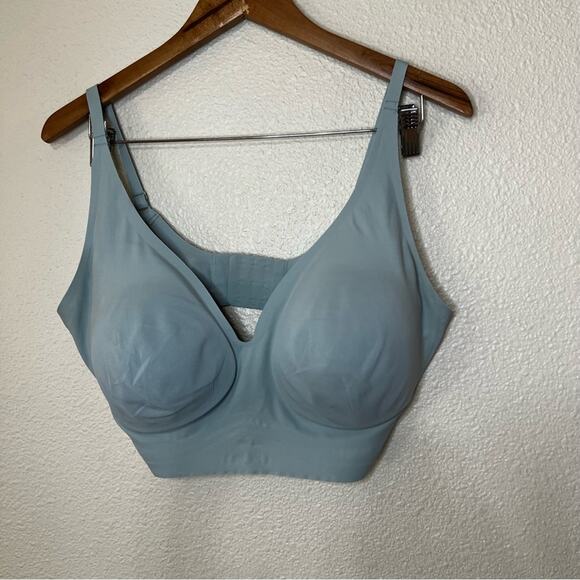 Rhonda Shear light blue seamless bralette bra 3X - Picture 1 of 6